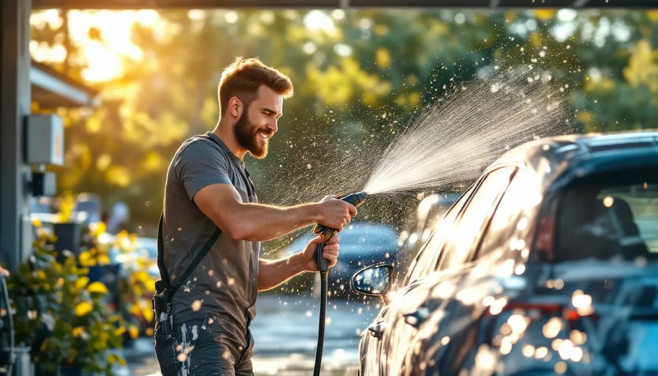 comment laver sa voiture en station de lavage