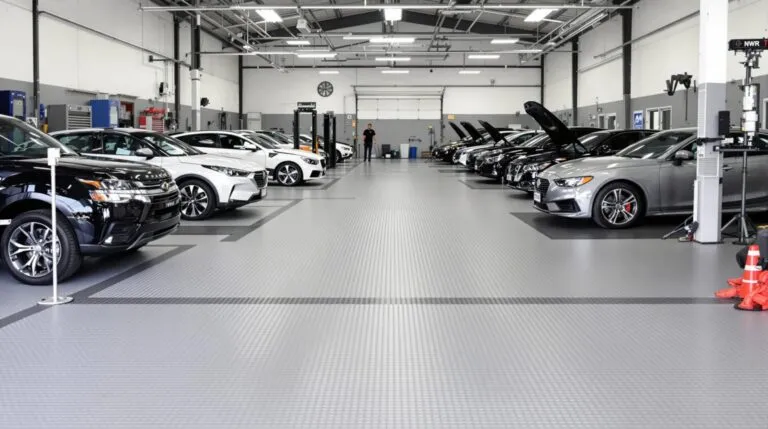 dalles pvc garage