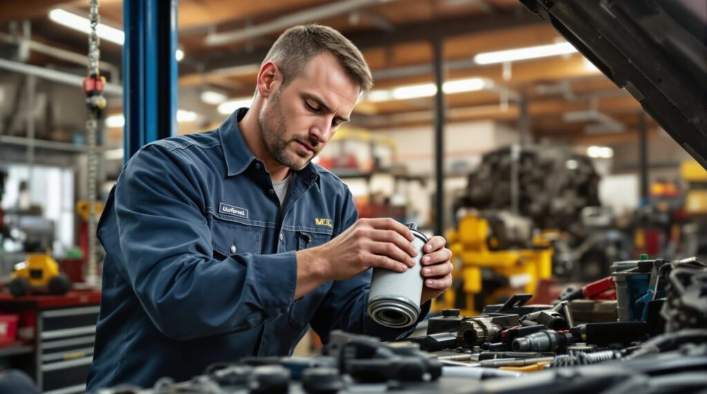 filtre à gasoil encrassé panne