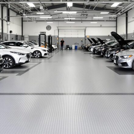 dalles pvc garage