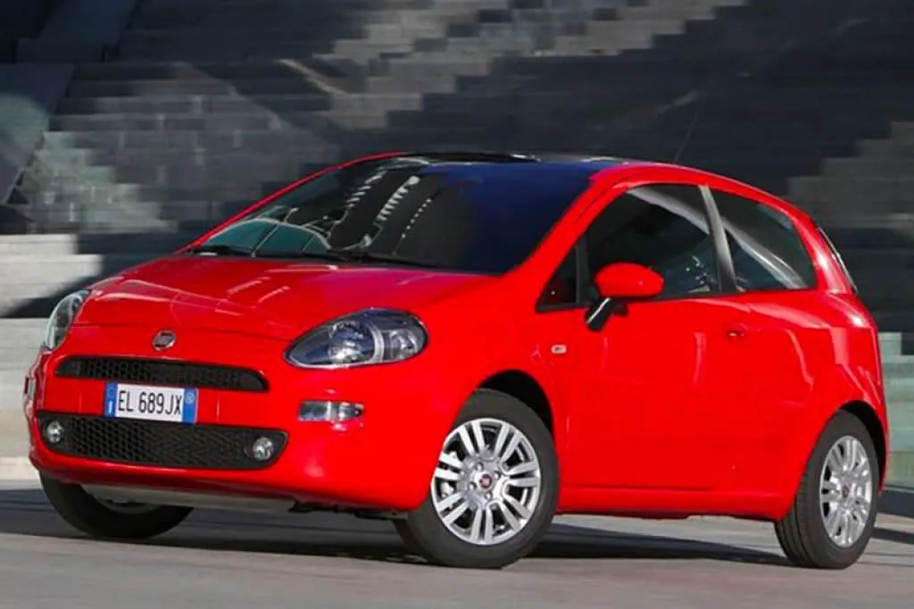 fiat punto pression pneu