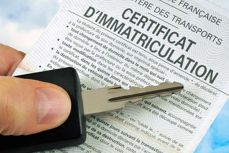 demande carte grise