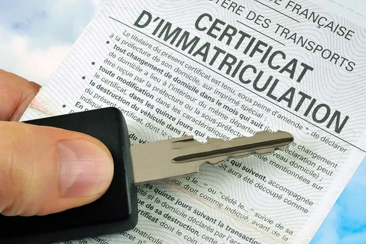 demande carte grise