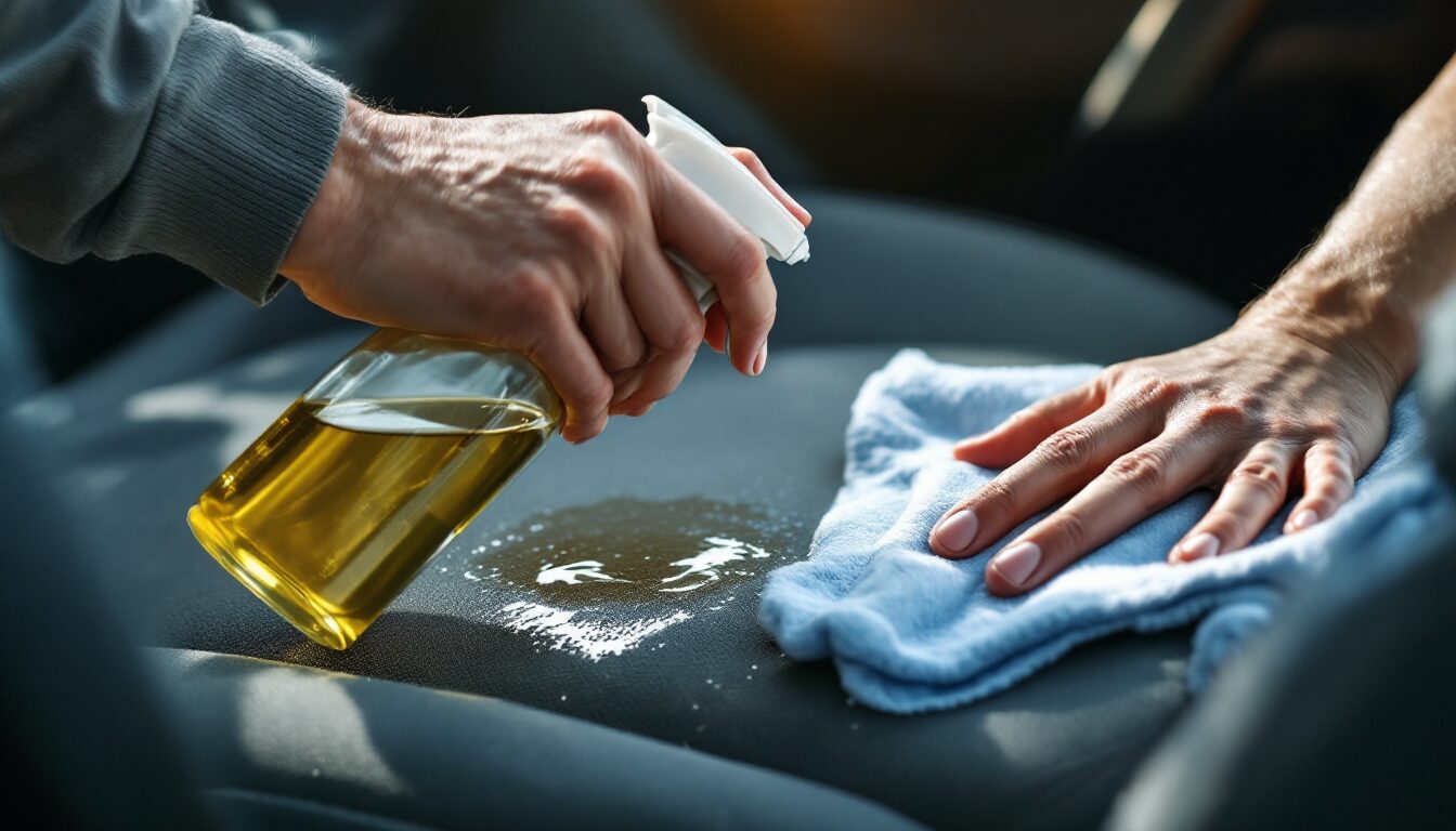 comment enlever une tache d huile