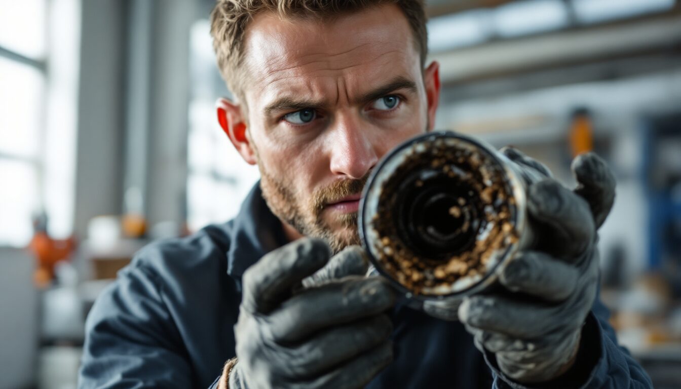 filtre à gasoil encrassé panne