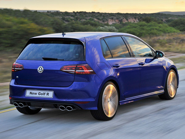 new golf r bleu