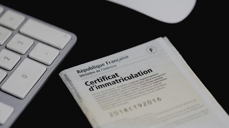 certificat d'immatriculation