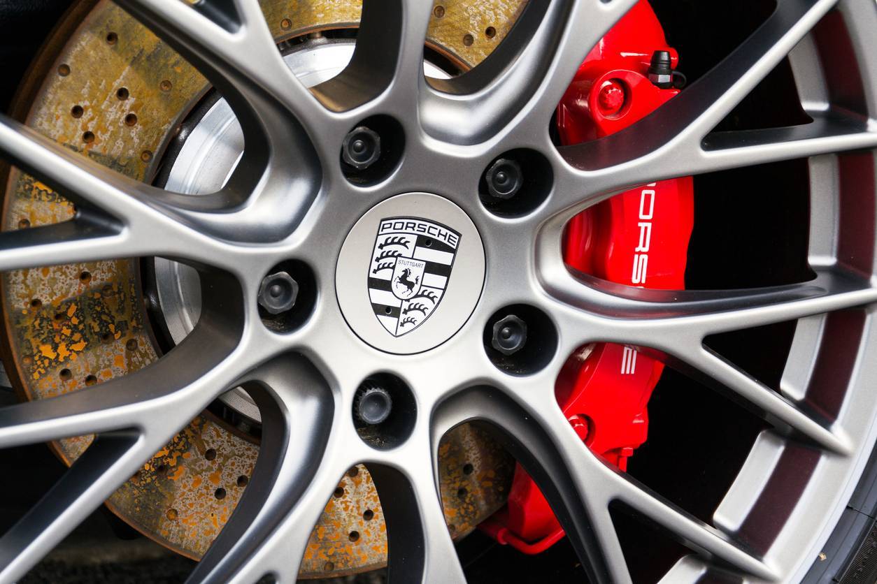 Porsche logo stickers image