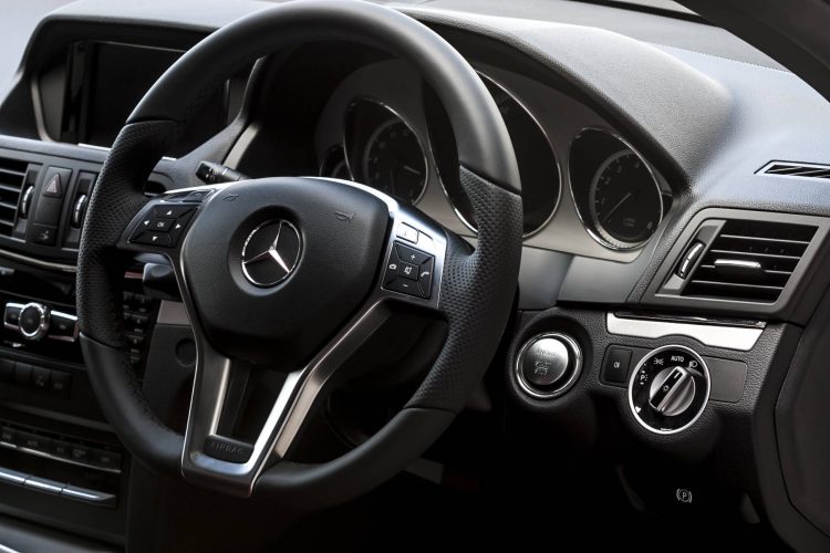 Intérieur d'une Mercedes-Benz