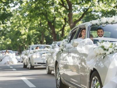 décoration voiture mariage