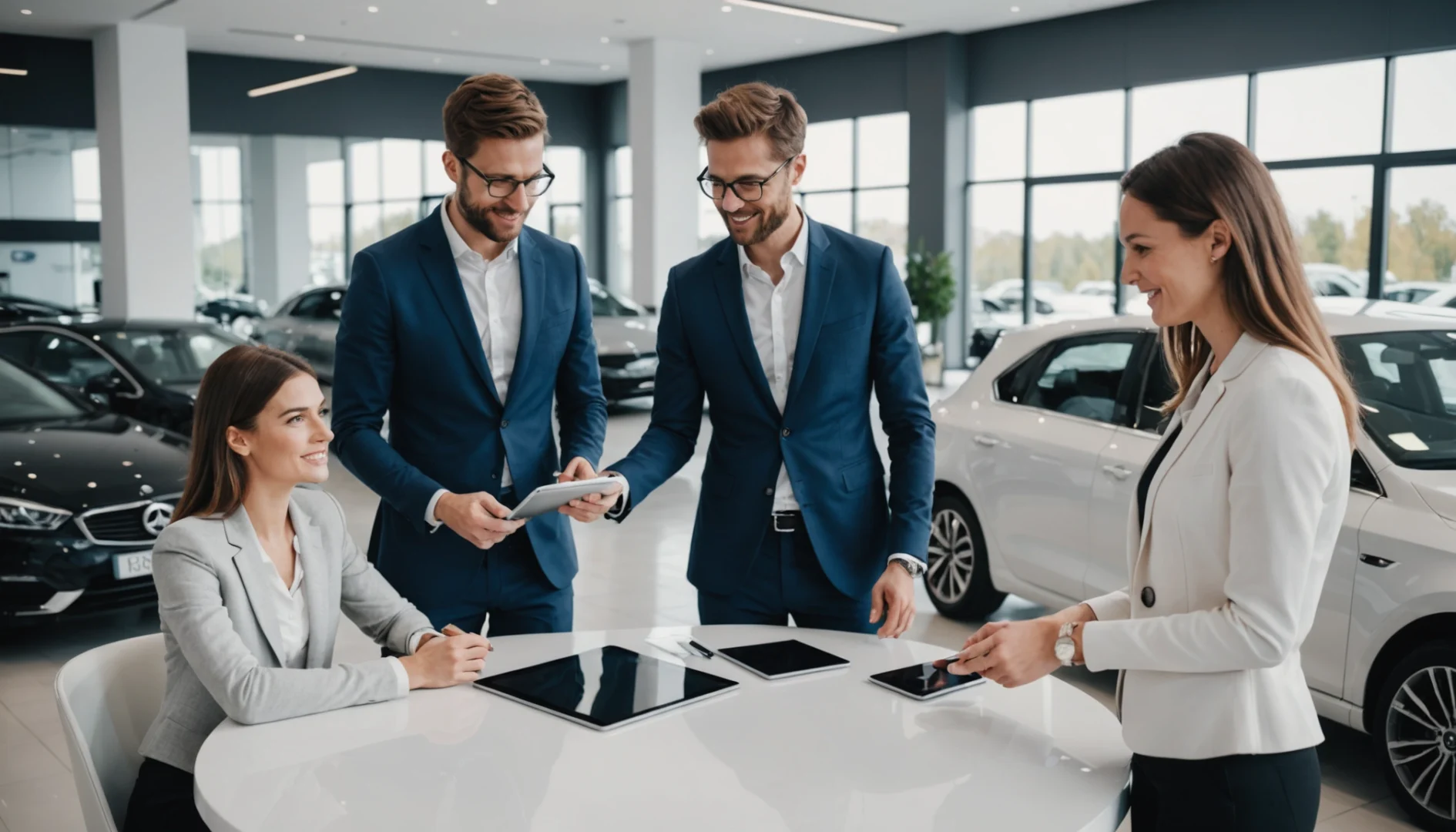 Stilvolle Leasing Auto Firma Bildernull
