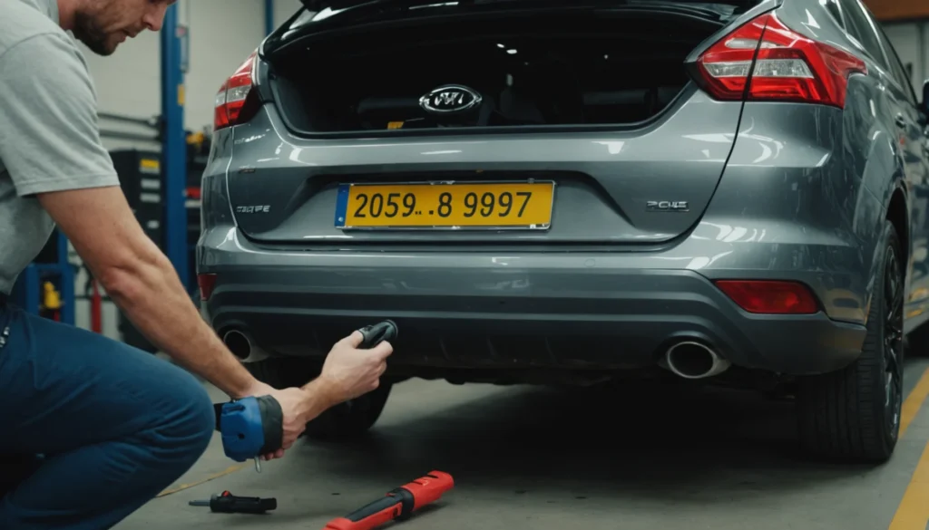 comment remettre un capteur de recul enfoncé