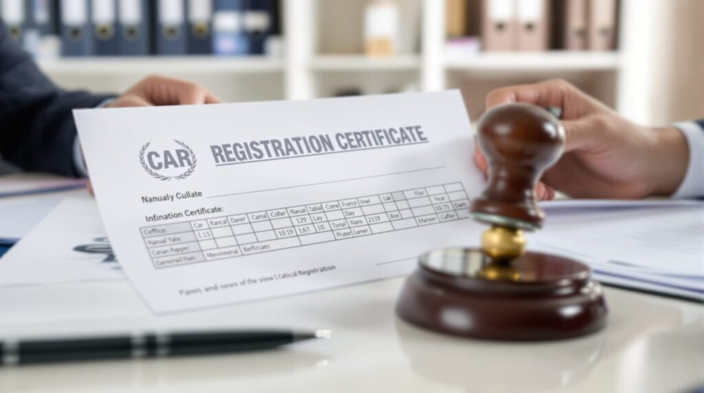 ecrasement carte grise
