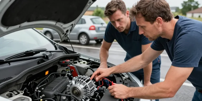 peut on démarrer avec un alternateur hs