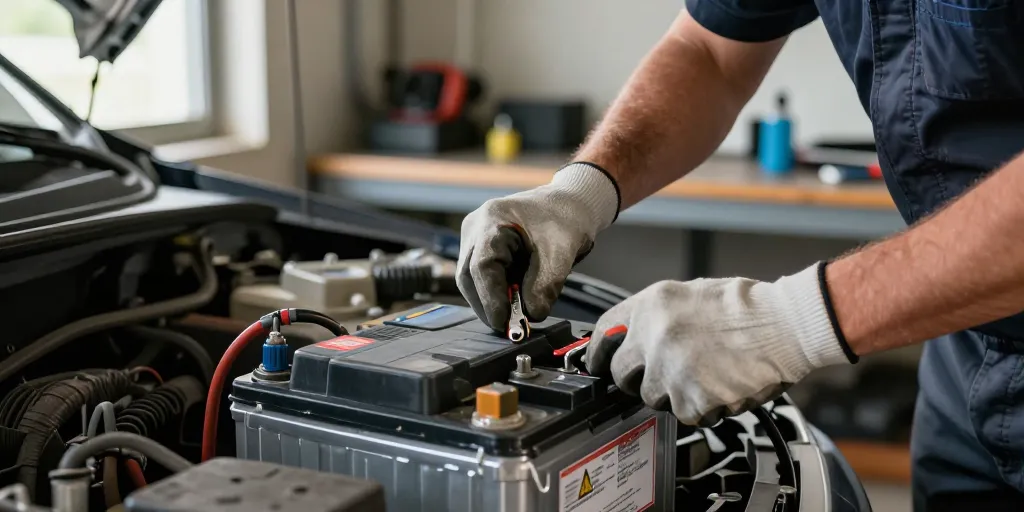 comment débrancher une batterie