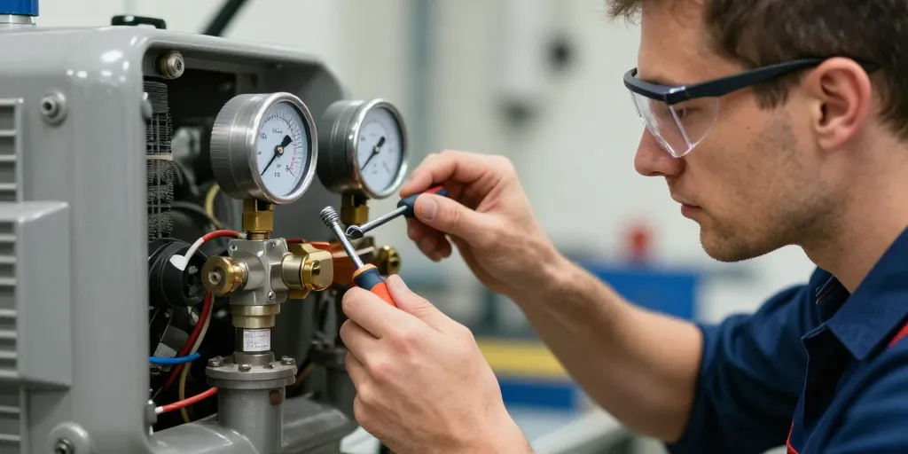 comment regler un pressostat de compresseur