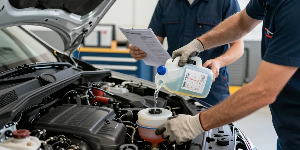 comment remplir liquide de refroidissement