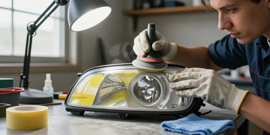 comment rénover les optiques de phares