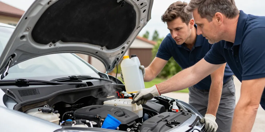 quand mettre liquide de refroidissement