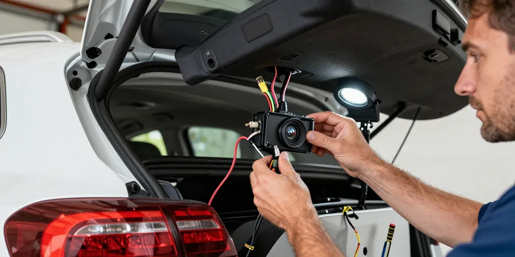 comment brancher une camera de recule