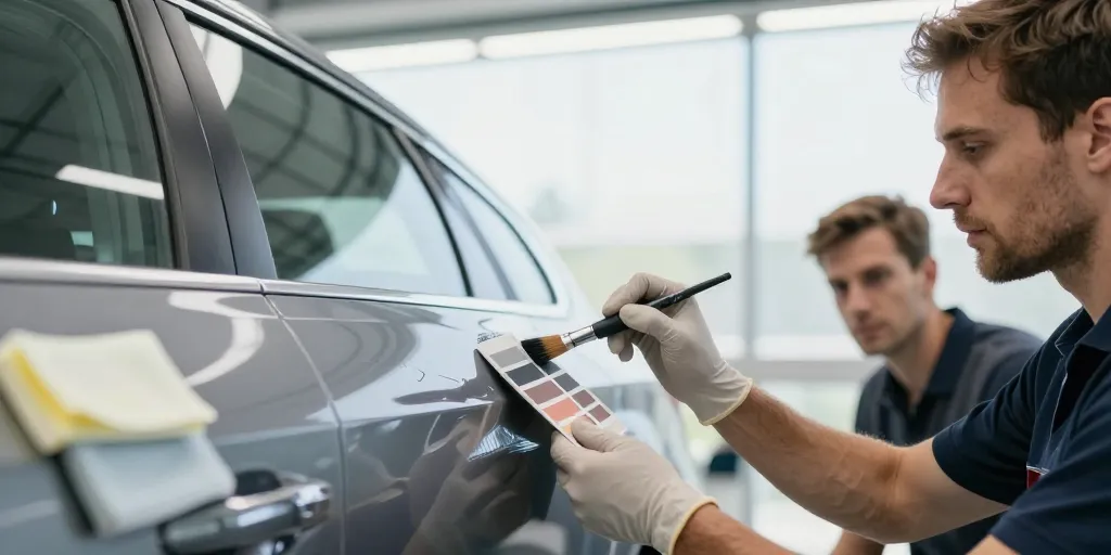 comment faire une retouche de peinture sur voiture