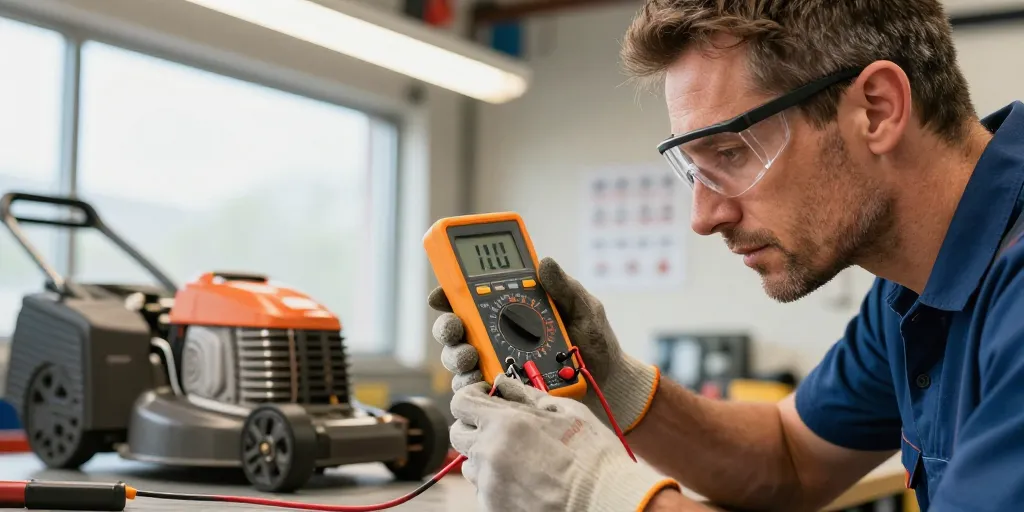 comment tester une bobine d'allumage tondeuse avec un multimetre