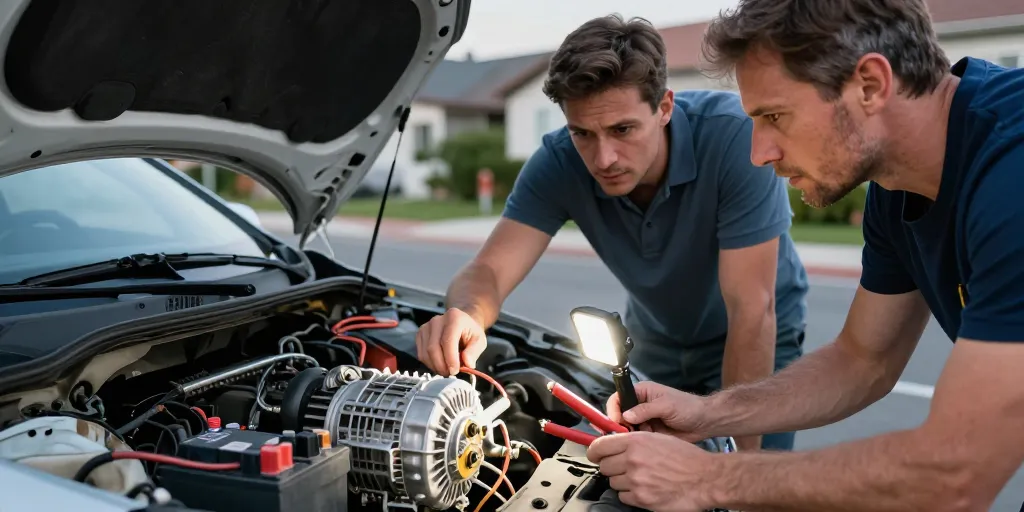 peut on démarrer avec un alternateur hs