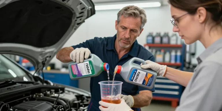 quelle couleur de liquide de refroidissement peut-on mélanger