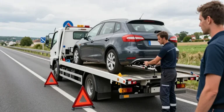 Remorquage de voiture en France après une panne ou un accident ?