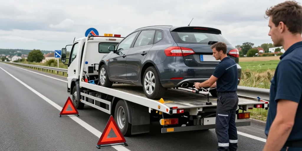 Remorquage de voiture en France après une panne ou un accident ?