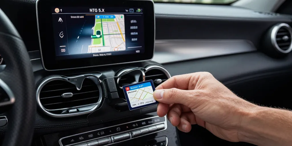 Mise à jour de la navigation Mercedes sur carte SD : guide NTG 5.x et Becker Map Pilot