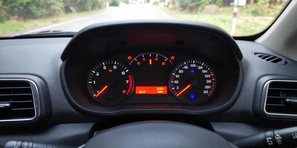 tableau de bord de la peugeot 208