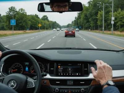 affichage tête haute voiture sans fil
