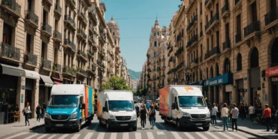Location camion déménagement Barcelone
