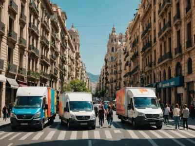 Location camion déménagement Barcelone