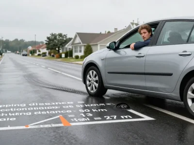 comment calculer distance de freinage