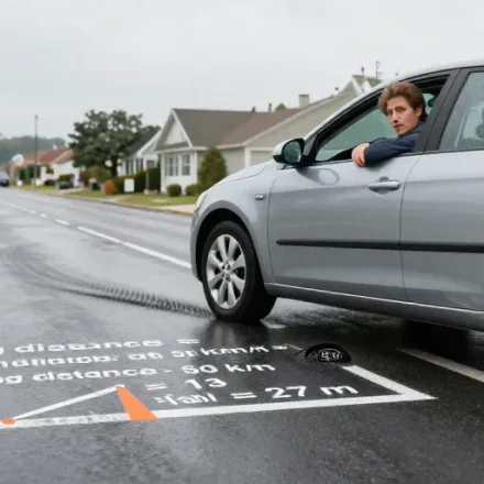 comment calculer distance de freinage