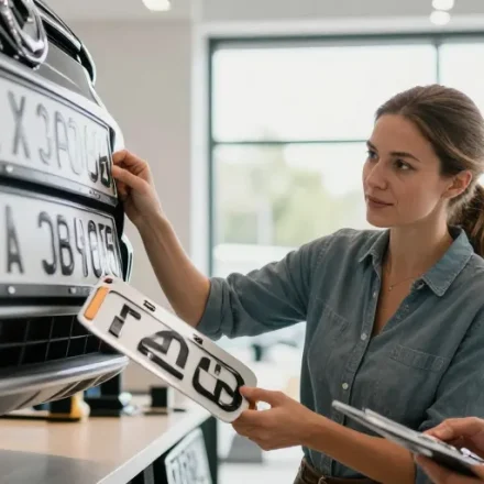 plaque immatriculation personnalisée