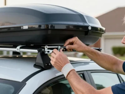 comment fixer un coffre de toit