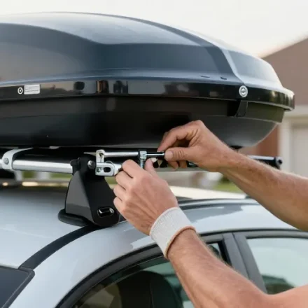 comment fixer un coffre de toit