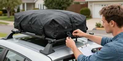 comment sangler sur barre de toit