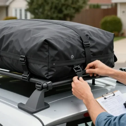 comment sangler sur barre de toit