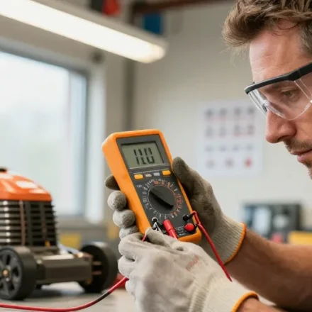 comment tester une bobine d'allumage tondeuse avec un multimetre