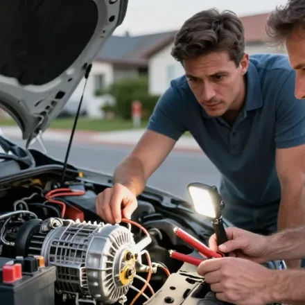 peut on démarrer avec un alternateur hs