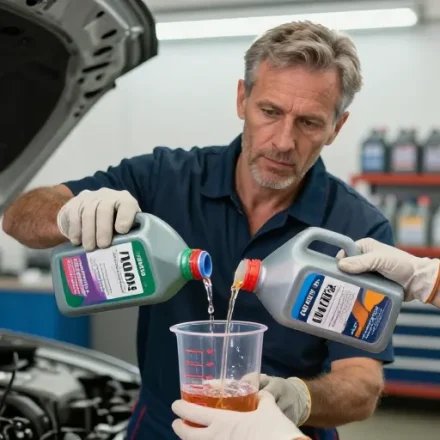 quelle couleur de liquide de refroidissement peut-on mélanger