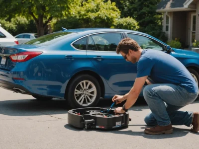 comment remettre un capteur de recul enfoncé