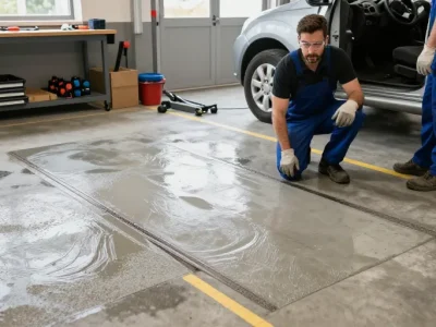 Sol de garage auto : quel revêtement quand on fait sa mécanique à la maison ?