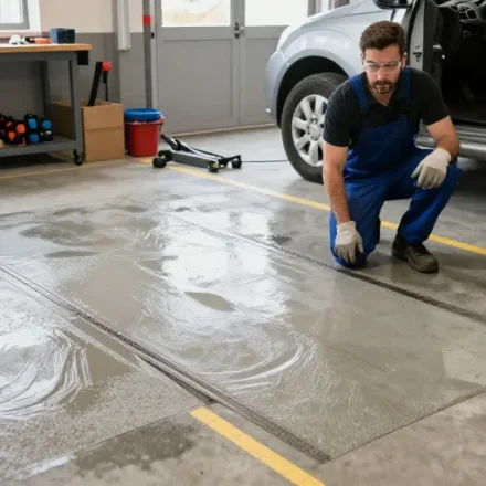 Sol de garage auto : quel revêtement quand on fait sa mécanique à la maison ?